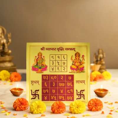 Vyapar Vriddhi Yantra (6 × 6 Inch) – Sacred Yantra for Business Growth & Success