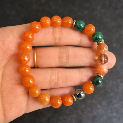 Back Pain Relief Healing Bracelet – Natural Gemstone Therapy Bracelet