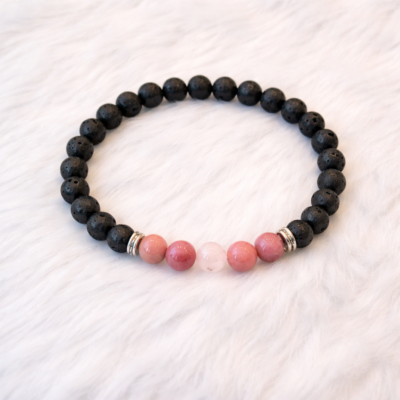 Love Healing Bracelet with Pink Gemstones